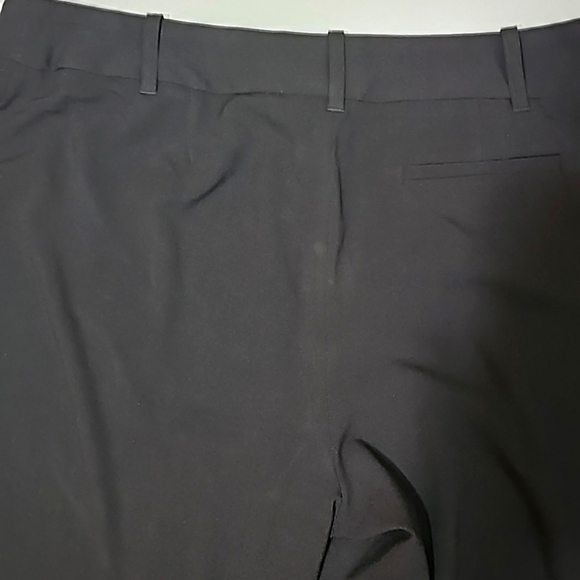 Style&co Woman crop pants Sz 16W black cuffed wide leg Stretch casual Travel - Picture 10 of 10